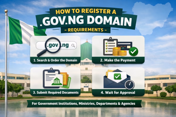 How to Register a .gov.ng Domain in Nigeria - Requirements 1 How to register a .GOV.NG domain